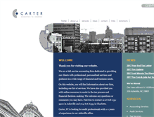 Tablet Screenshot of carter-cpa.com